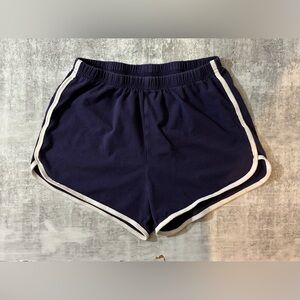 Uratot Navy Blue Kids Athletic Shorts with White Contrast Trim. Size Small. $5
